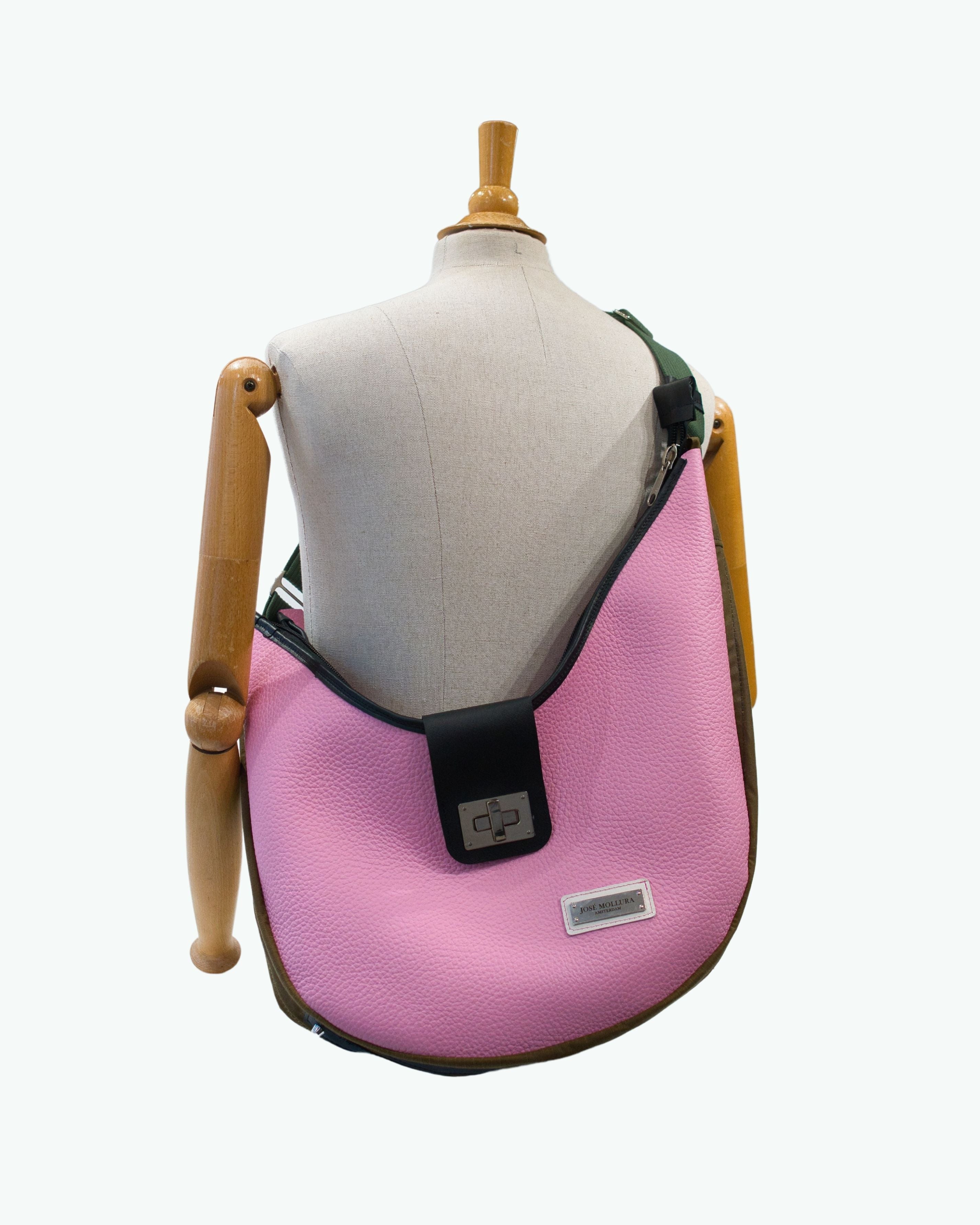 Half Moon Pink Messenger | Travel Bag