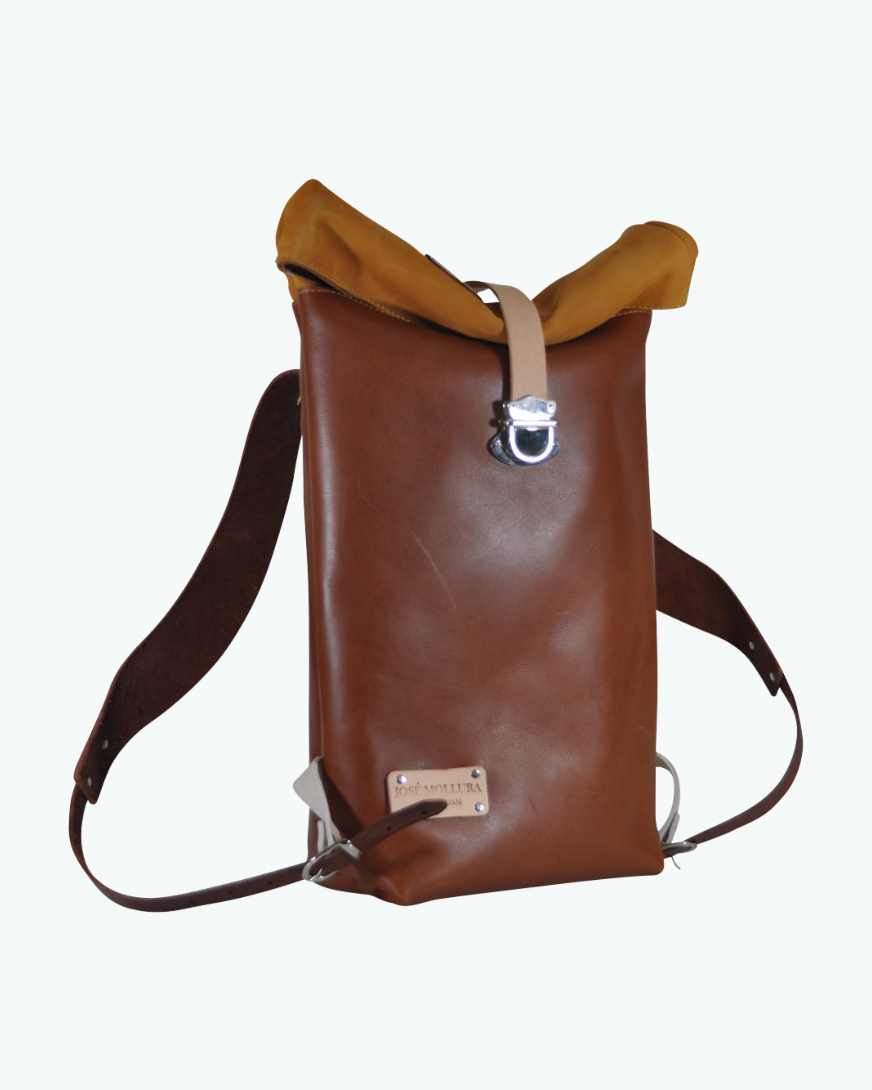 Brown Roll Top | Backpack