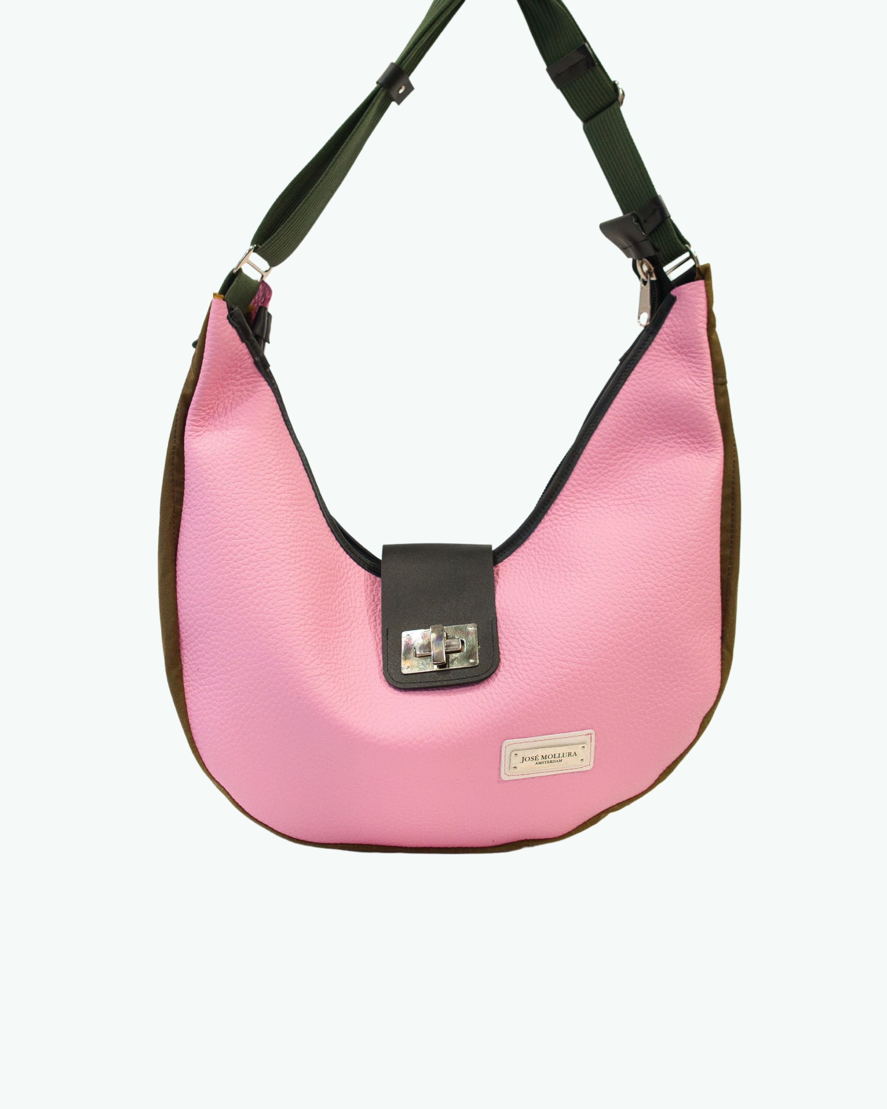 Half Moon Pink Messenger | Travel Bag
