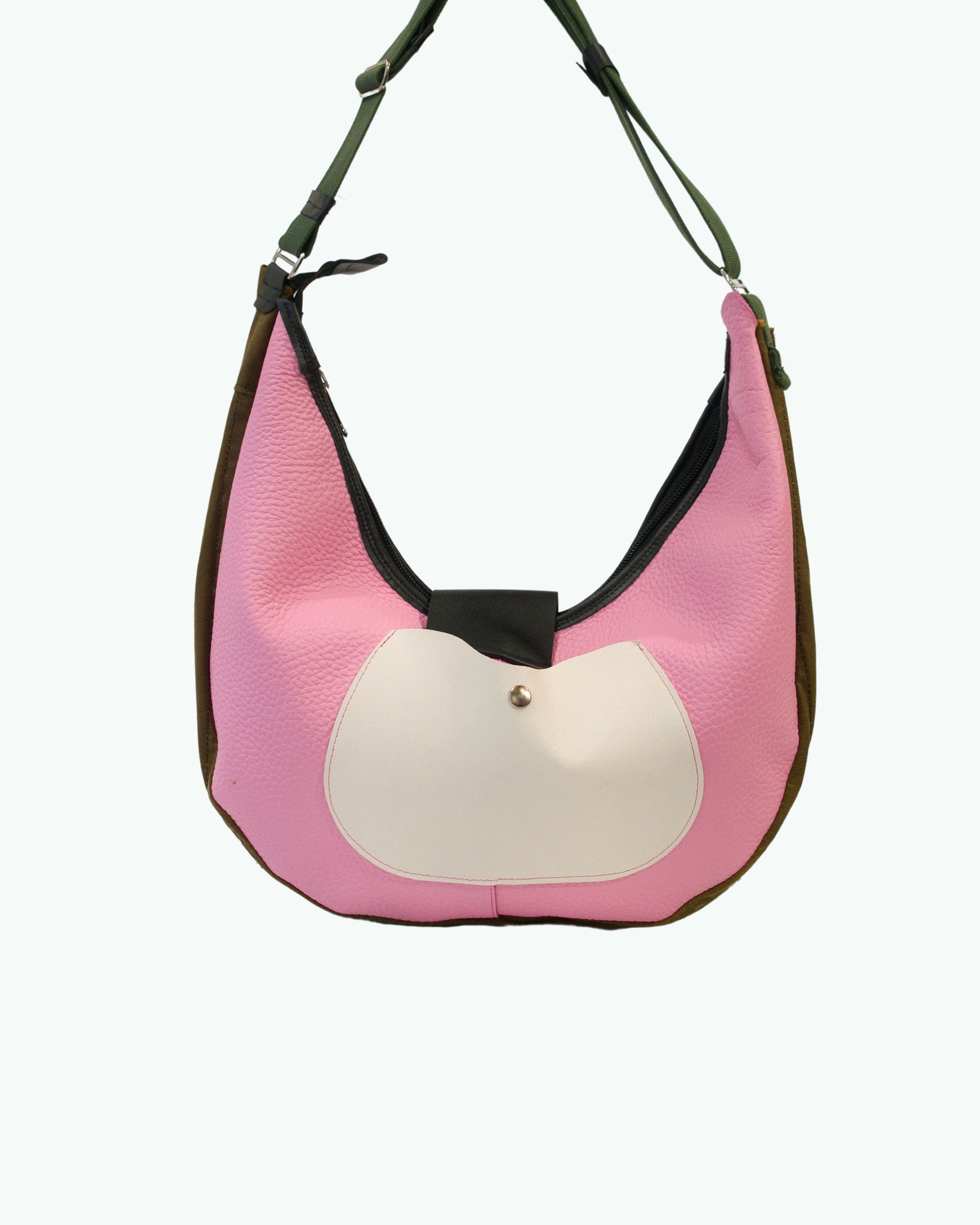 Half Moon Pink Messenger | Travel Bag