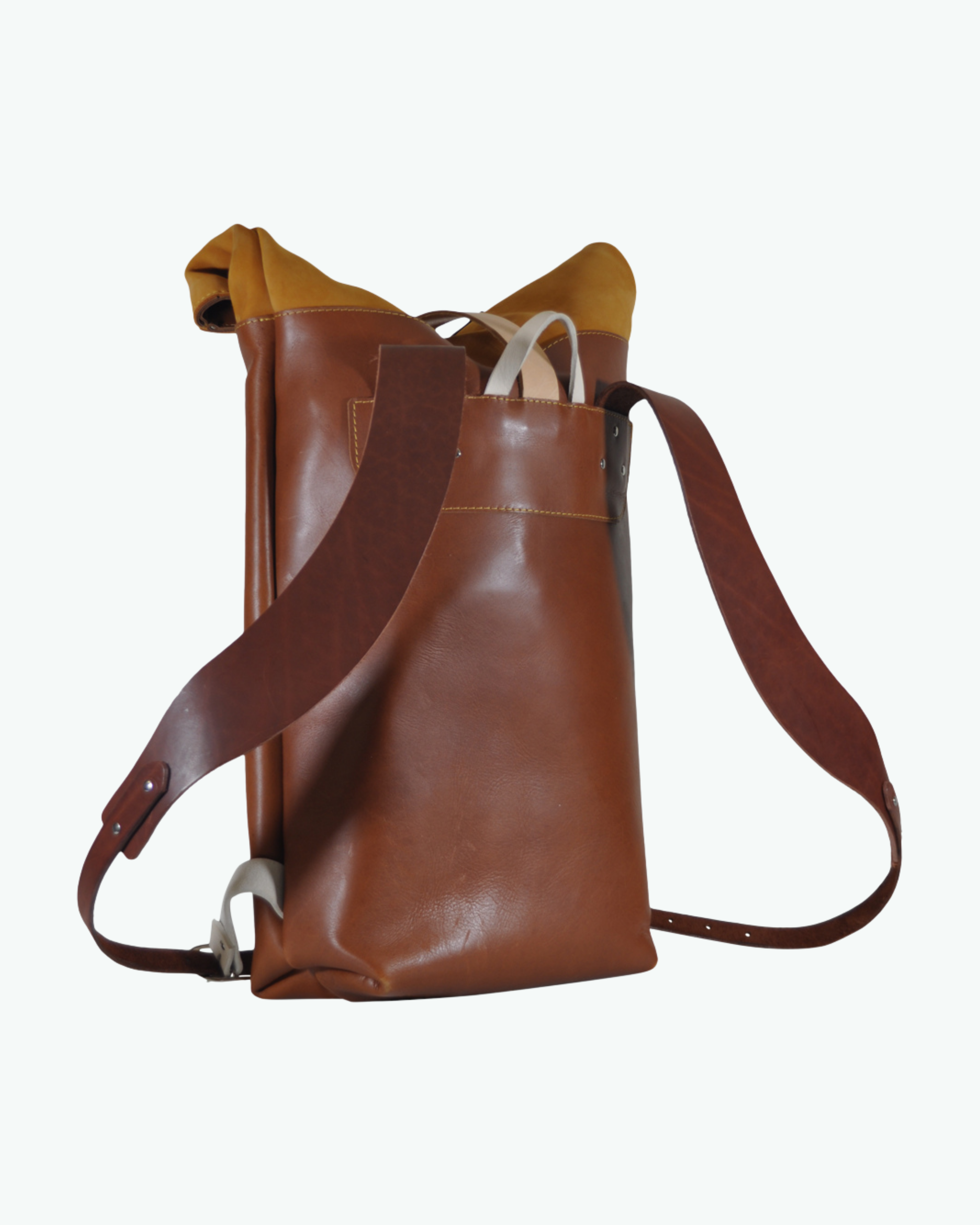 Brown Roll Top | Backpack